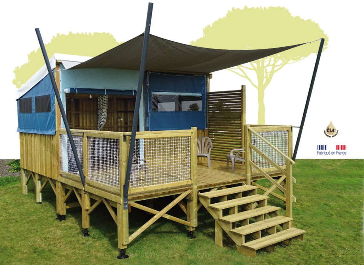 cabane sur pilotis locations campings Mimizan landes